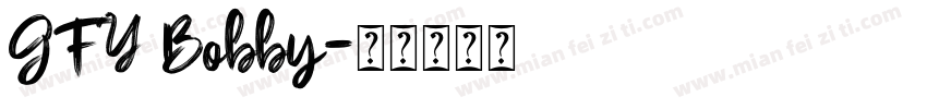 GFY Bobby字体转换